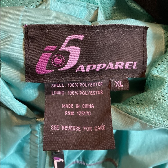 I5Apparel ladies windbreaker rain coat, size XL - Picture 5 of 7